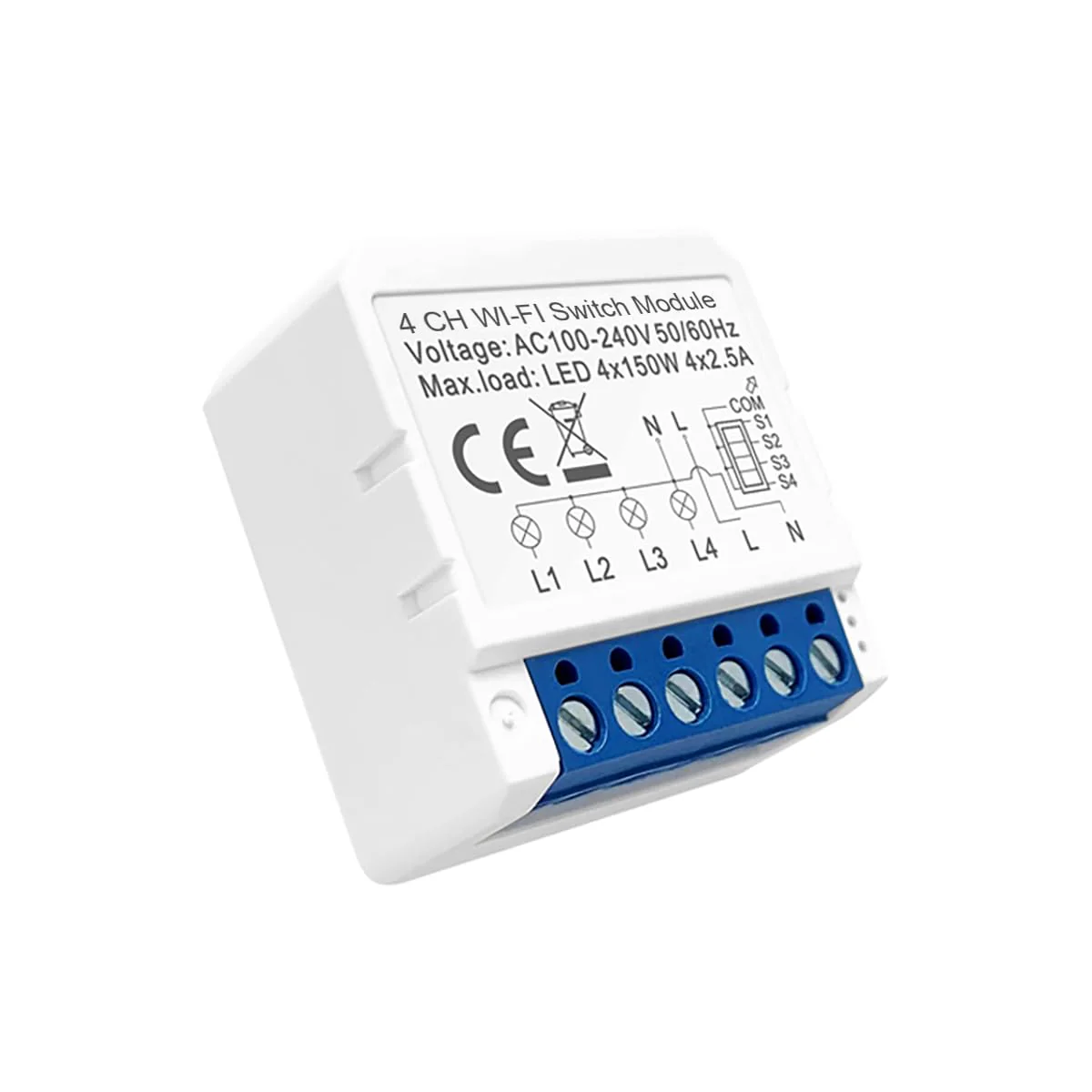 4 Channel WiFi Smart Switch — view 1